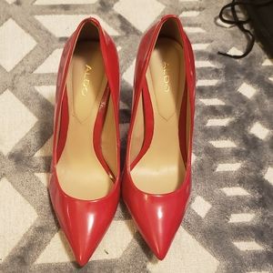 Aldo red heels